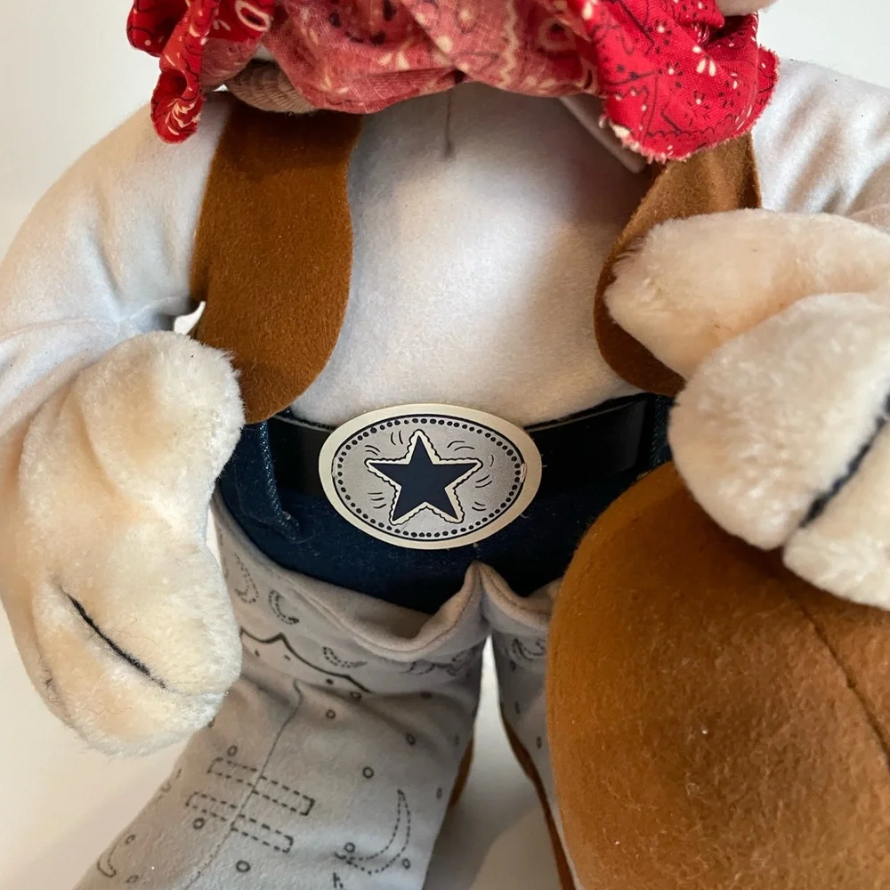 Vintage Dallas Cowboys Huddles Mascot plush football player Trudy Toys 1983 Doll - Picture 5 of 15